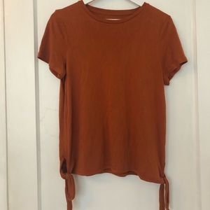 Burnt orange shirt